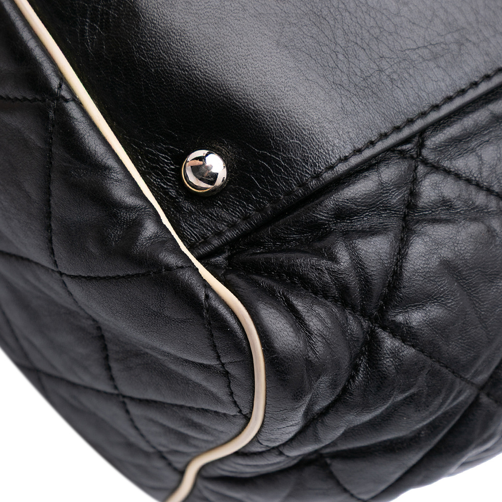 Pre-Loved Chanel Quilted Lambskin East West Accordion Flap - Picture 7 of 10